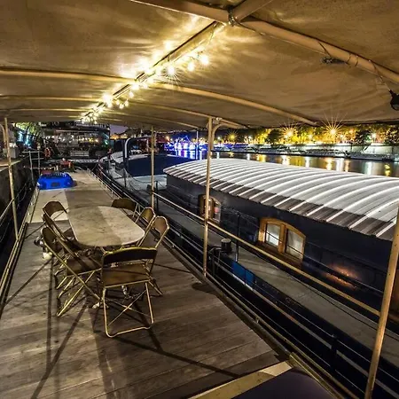 Classic Riverboat In The Center Of Paris