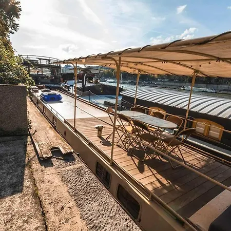 Classic Riverboat In The Center Of
