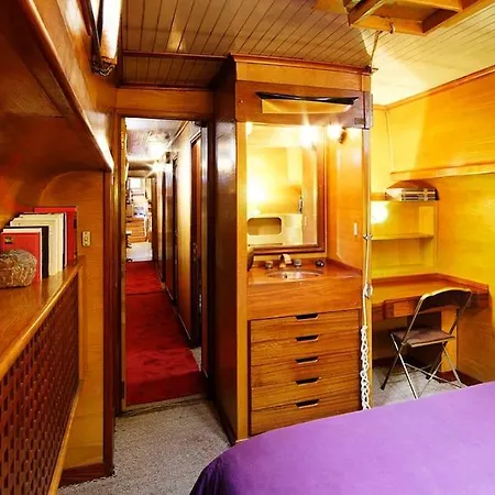 Classic Riverboat In The Center Of